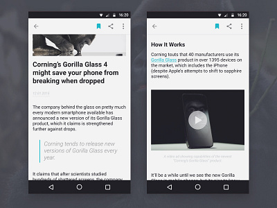 technologijos.lt reader android app deiv feed material design news nexus 5 ui