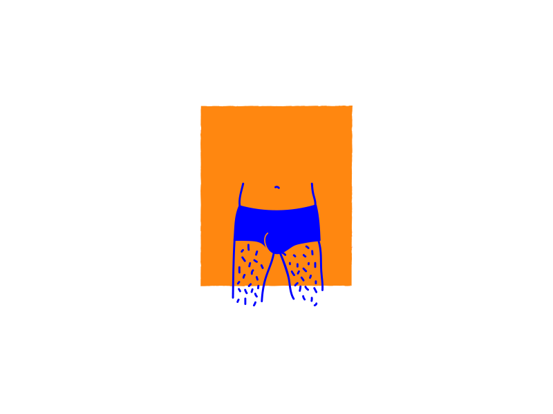 asack legs hairs man naked doodle deiv outline illustration pants ballsack