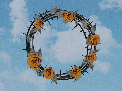 36daysoftype_O 36daysoftype o petals roses sky thorns