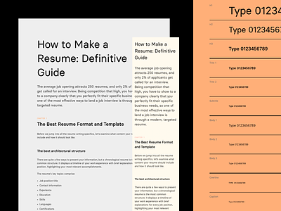 Typography Scale design system type type scale typography wozber