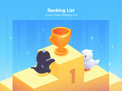 Ranking List battle design dragon illustration parrot ranking steps trophy vector