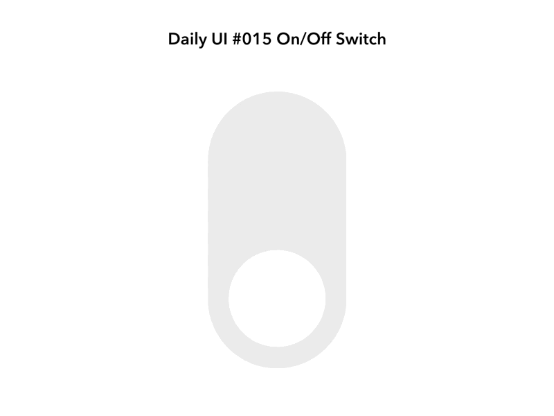 Daily UI #015 On Off Switch dailyui dailyui015 donotdisturb mobile ui