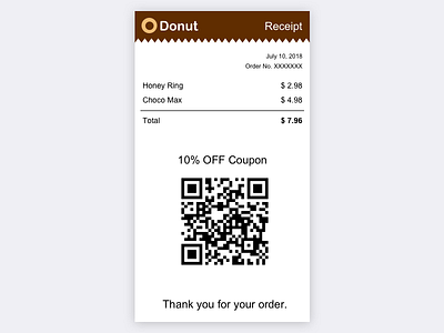 Daily UI #017 Email Receipt