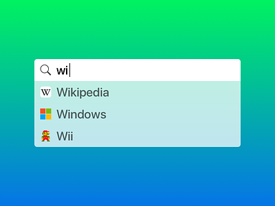Daily UI #22 Search form search suggest web