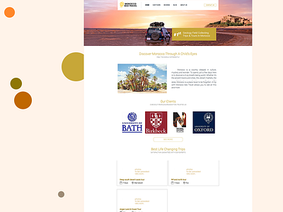 Morocco Geo Travel Front page gold color morocco geo travel morocco travel travel travel agency travel template