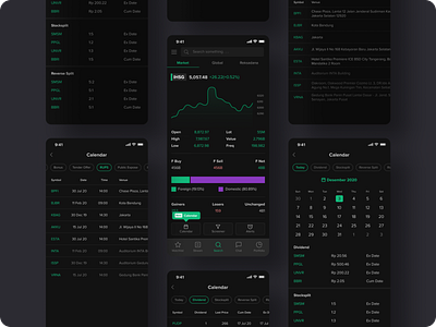 Stockbit Calendar