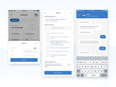 Provesty topup flow app "Dribbble invitations 2x"