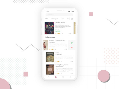 Explorations - Cari Buku app book design ecommerce experience interaction interface search ui user