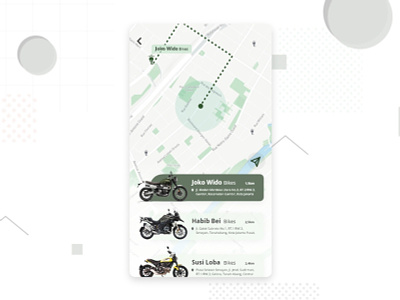 Explorations - Find my Bike app design experience filter find interaction interface mobile motorcycle search user