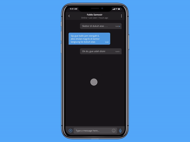 Direct Messaging UI Explorations aplikasi app apps branding chat clean design download experience free identity interaction interface message minimalist mobile simple template uidesign ux