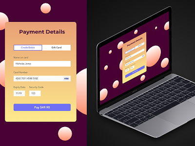 Daily UI - Day 02 Card Checkout