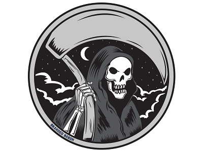 Grim Reaper Circle Dribbble