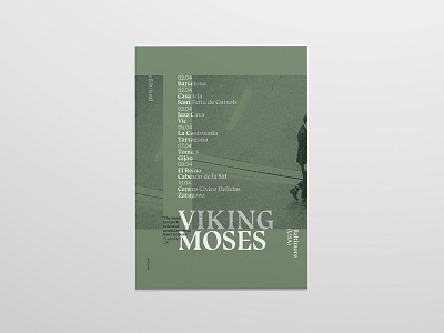 Viking Moses 2017 Spanish Tour affiche cartel gigposter gigposters music artwork music poster poster poster design