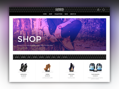 E-Commerce Desktop View [WIP] awesome design ecommerce mobile online responsive shop store ui user interface ux web
