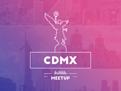 Dribbble Mexico City Meetups - Refresh branding graphic design identity logo meetup mexico