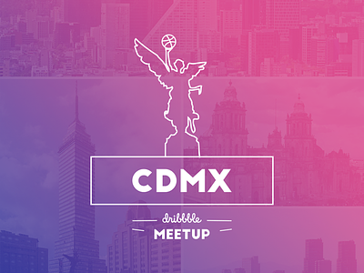 Dribbble Mexico City Meetups - Refresh branding graphic design identity logo meetup mexico