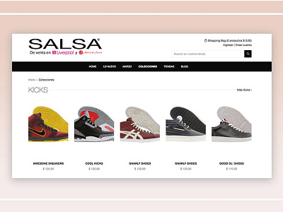 Salsa - Collection View awesome design ecommerce online responsive shop shopify store ui user interface ux web