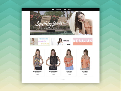 Salsa - Partial Home View awesome design ecommerce online responsive shop shopify store ui user interface ux web