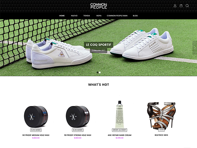 E-Commerce Redesign - Homepage