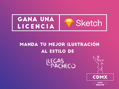 ¡Gana una licencia de Sketch! awesome contest design free giveaway illustration ilustracion sketch
