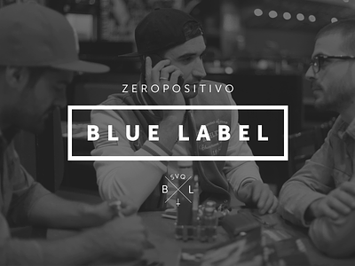 Blue Label alvaro black branding lettering logo photo sevilla typography vintage