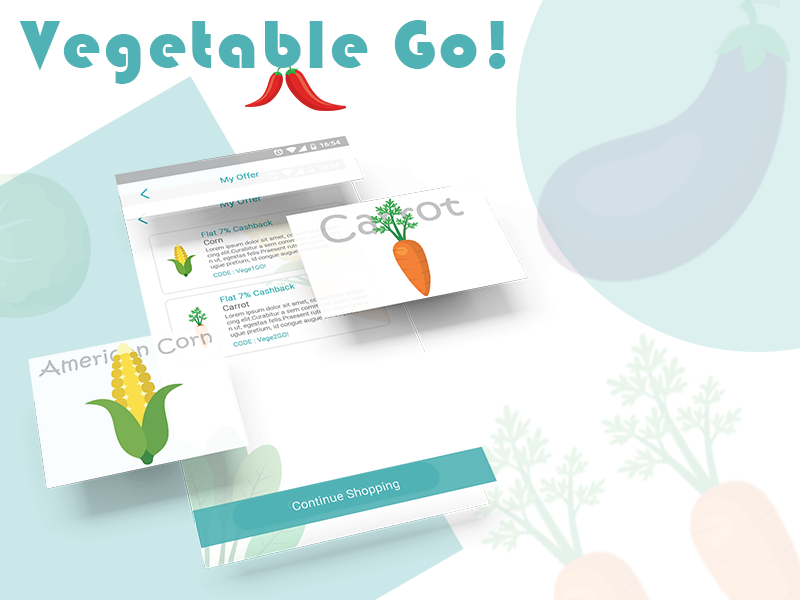 Vegetable Go My Order Page design development illustrator photo editer ui ux web