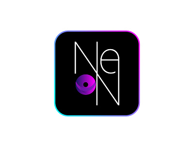 Neon Logo Design adobe branding design illustration illustrator logo logo design vector
