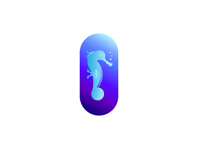 Seahorse Logo Design adobe illustration illustrator logo logo design seahorse seahorse logo vector