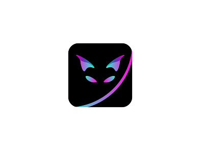 Neon Cat Logo Design