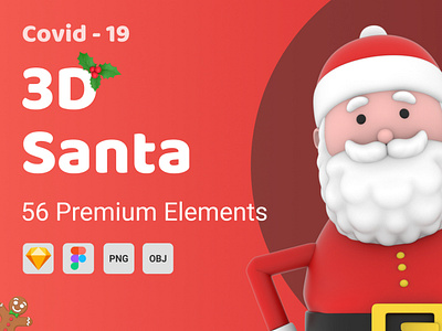 3D Santa Library | Covid19