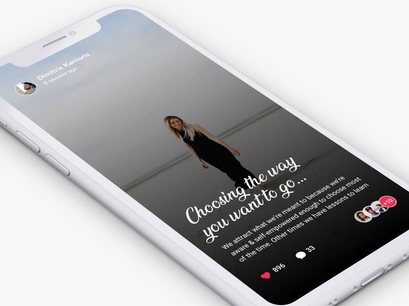 "Quote" Social App app design sketch design quotes social app ui mobile