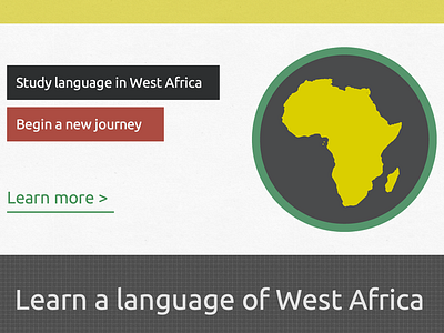 Dakar Language Center website detail