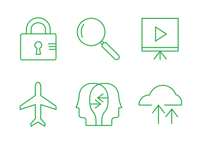 Evernote Premium icons set app evernote features green icon set icons ios7 lines note single pixel