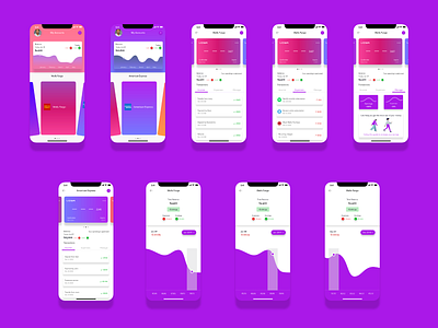 Expense Tracker adobe xd app design experiment flat product design typography ui ui design ux ux design visual design