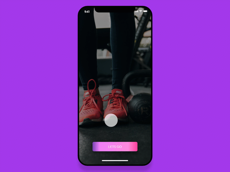 Onboarding Interaction visual design typography ui flat minimal design motion app ios adobexdautoanimate ui design adobexd product design adobe xd ux ux design animation interaction experiment