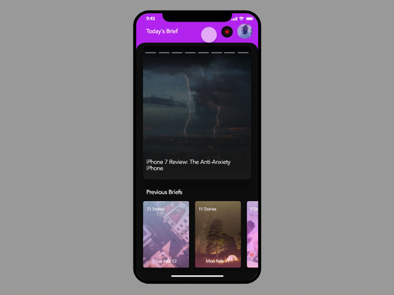 News App Experiment web design minimal ui ux app ui design ios typography visual design adobexdautoanimate adobexd product design adobe xd ux design animation flat interaction motion experiment design