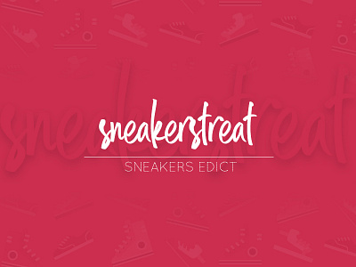 Sneaker Poster graphic design logo poster typography