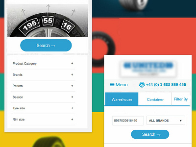 Tyre Brand branding responsive design responsive layout ui ux web design
