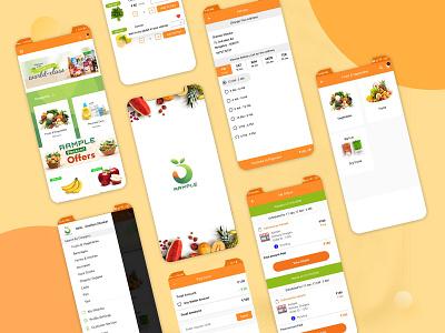 Grocery app app dashboard design ui ux ux design