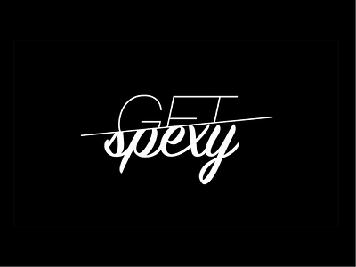 Getspexy (Logo) blackandwhite brand design eyesore eyewear graphicdesign illustration logo spectacles