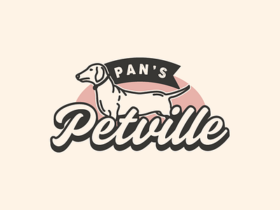 Pan's Petville bengaluru brand branding design graphicdesign illustration india logo logodesign typography vector vintage font vintage logo