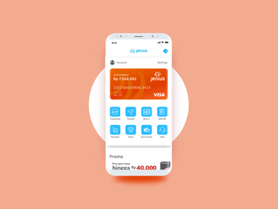 Re-design Jenius BTPN App banking mobile app product design uiux