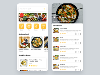 Food Delivery Order app drink food food drink food and drink food app indonesia meals mobile resto restourant