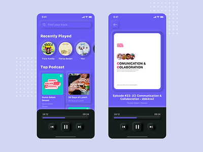 Music Player Neumorphism