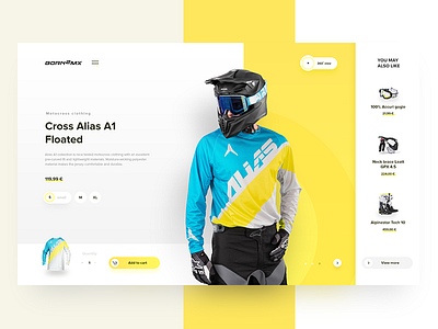 Born2mx/Sunday Ui motocross ui ux ux trends webdesig