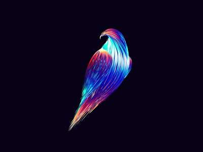 Hawk art bird branding design digitalart eagle gradient hawk hummingbird illustration tutorial vector vectorart