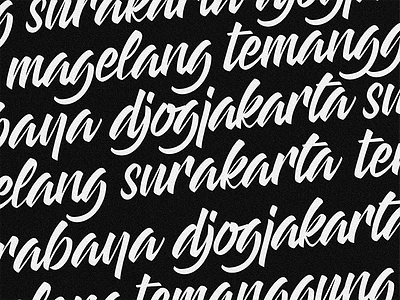 Tour De Java drawing font handwritting indonesia java letter new