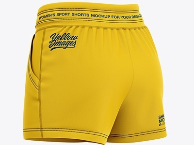 Women's Sport Shorts Mockup 3d apparel mockup short short mock up sport