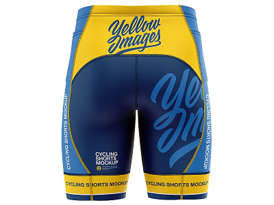 Men’s Cycling Shorts Mockup 3d apparel cycling mockup pants photoshop mockup short short mock up smart sport