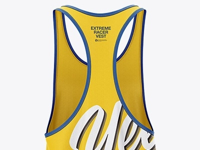 Men's Racer-Back Tank Top Mockup